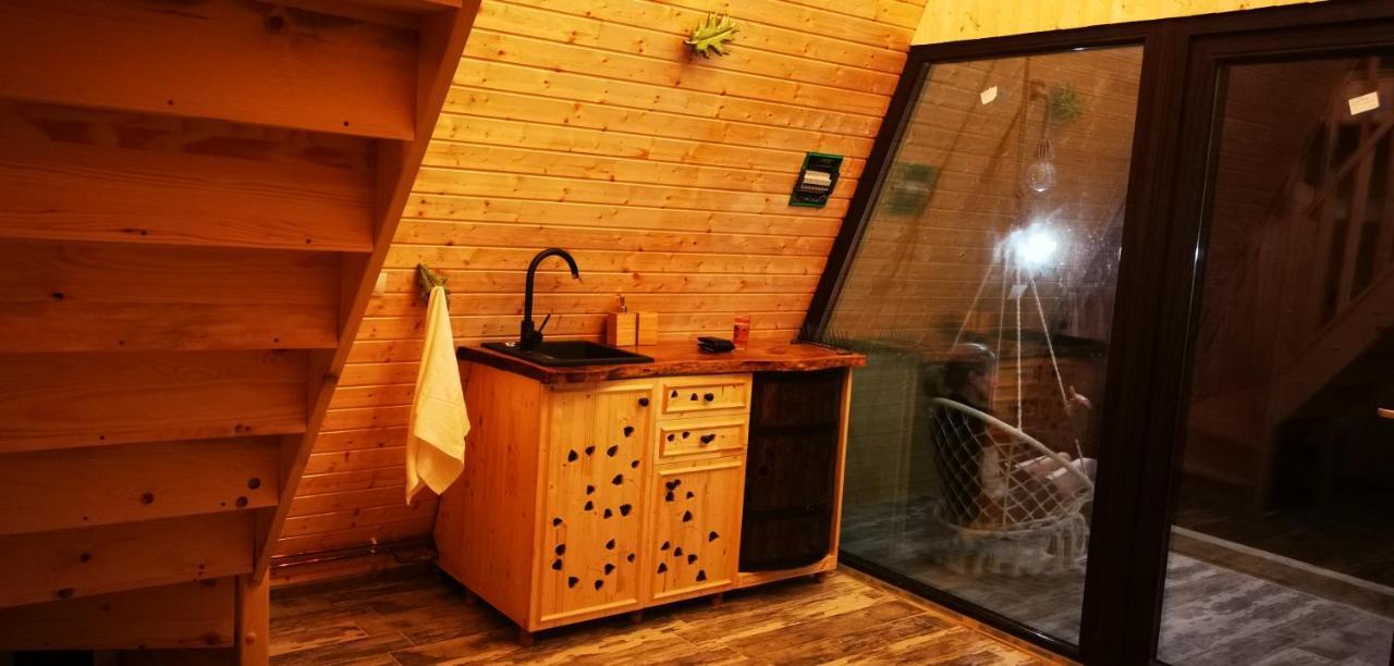 Casa - Cabana Tip A Frame, Cerna, Vaideeni, Valcea Cerna  Esterno foto